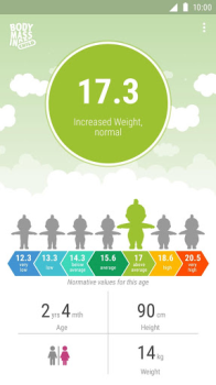 تحميل BMI calculator for child الصحة واللياقة البدنية لنظام أندرويد لقطة شاشة 5