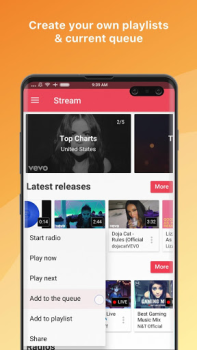 تحميل Music app: Stream الموسيقى والصوت لنظام أندرويد لقطة شاشة 3