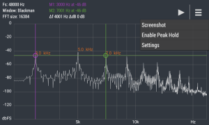 تحميل Advanced Spectrum Analyzer PRO الموسيقى والصوت لنظام أندرويد لقطة شاشة 2