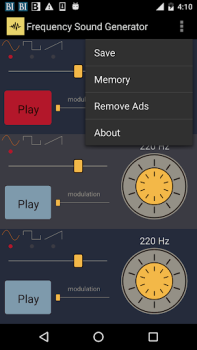 تحميل Frequency Sound Generator أدوات لنظام أندرويد لقطة شاشة 2