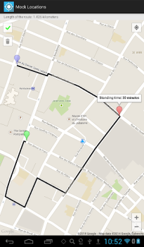 تحميل Mock Locations (fake GPS path) أدوات لنظام أندرويد لقطة شاشة 3