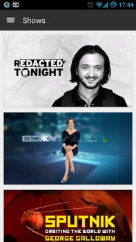 تحميل RT News الأخبار والمجلات لنظام أندرويد لقطة شاشة 3