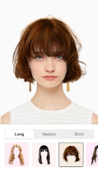 تحميل Hairstyle Try On Color Changer الجمال لنظام أندرويد لقطة شاشة 4