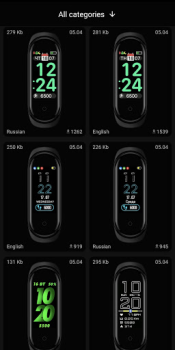 تحميل Mi Band 4 WatchFaces أدوات لنظام أندرويد لقطة شاشة 2