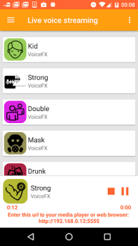تحميل VoiceFX - Voice Changer with v وسائل الترفيه لنظام أندرويد لقطة شاشة 6