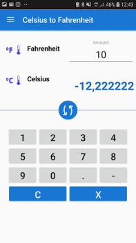 تحميل Celsius to Fahrenheit Convert طقس لنظام أندرويد لقطة شاشة 2