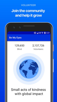 تحميل Be My Eyes - مساعدة المكفوفين أسلوب الحياة لنظام أندرويد لقطة شاشة 5