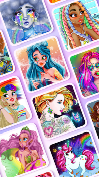 تحميل Coloring Fun : Color by Number ألعاب عارضة لنظام أندرويد لقطة شاشة 2