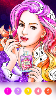 تحميل Coloring Fun : Color by Number ألعاب عارضة لنظام أندرويد لقطة شاشة 5