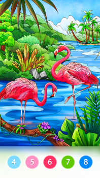 تحميل Coloring Fun : Color by Number ألعاب عارضة لنظام أندرويد لقطة شاشة 6