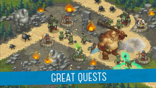 تحميل Orcs Warriors: Offline Tower Defense الاستراتيجيات لنظام أندرويد لقطة شاشة 3