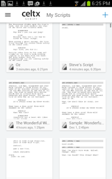 تحميل Celtx Script عمل لنظام أندرويد لقطة شاشة 2