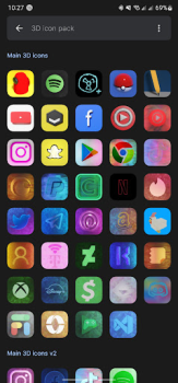 تحميل 3D icon pack فن و تصميم لنظام أندرويد لقطة شاشة 6
