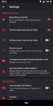 تحميل Quick Video Recorder أدوات لنظام أندرويد لقطة شاشة 7