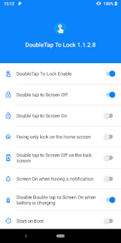 تحميل Double Tap Screen On and Off أدوات لنظام أندرويد لقطة شاشة 2