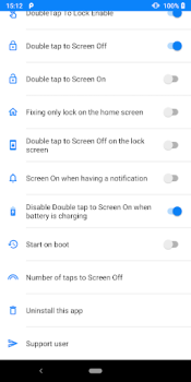 تحميل Double Tap Screen On and Off أدوات لنظام أندرويد لقطة شاشة 3