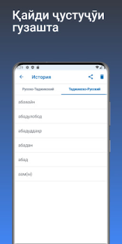 تحميل Луғати Русӣ - Тоҷикӣ الكتب والمراجع لنظام أندرويد لقطة شاشة 4