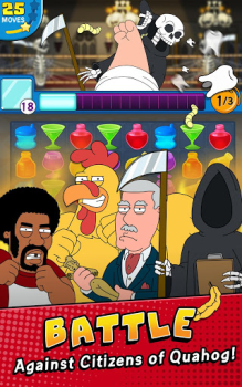 تحميل Family Guy Freakin Mobile Game الألغاز لنظام أندرويد لقطة شاشة 3