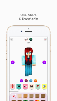 تحميل Minecraft Custom Skin Creator وسائل الترفيه لنظام أندرويد لقطة شاشة 6