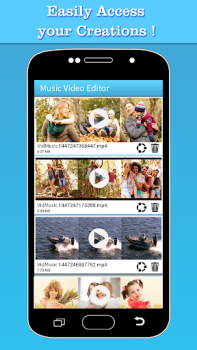 تحميل Music Video Editor Add Audio مشغلات الفيديو والمحررين لنظام أندرويد لقطة شاشة 5
