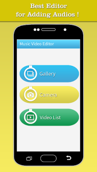 تحميل Music Video Editor Add Audio مشغلات الفيديو والمحررين لنظام أندرويد لقطة شاشة 6