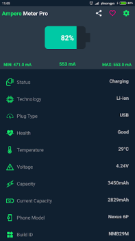 تحميل xAmpere - Battery Charge Info أدوات لنظام أندرويد لقطة شاشة 4