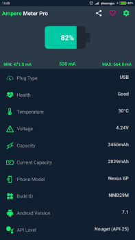 تحميل xAmpere - Battery Charge Info أدوات لنظام أندرويد لقطة شاشة 5