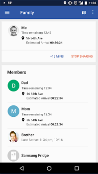 تحميل Glympse - Share GPS location الاجتماعية لنظام أندرويد لقطة شاشة 5