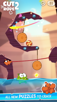 تحميل Cut the Rope 2 الألغاز لنظام أندرويد لقطة شاشة 3