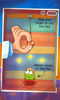 تحميل Cut the Rope: Experiments الألغاز لنظام أندرويد لقطة شاشة 5