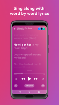 تحميل Musixmatch Lyrics الموسيقى والصوت لنظام أندرويد لقطة شاشة 4