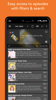 تحميل Podcast Addict: Podcast player الأخبار والمجلات لنظام أندرويد لقطة شاشة 5