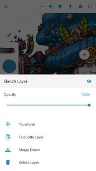 تحميل Adobe Photoshop Sketch فن و تصميم لنظام أندرويد لقطة شاشة 3