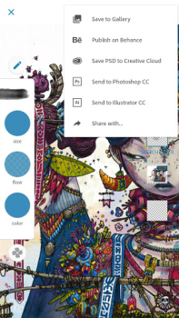 تحميل Adobe Photoshop Sketch فن و تصميم لنظام أندرويد لقطة شاشة 4