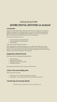 تحميل Adobe Digital Editions الكتب والمراجع لنظام أندرويد لقطة شاشة 2