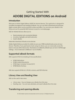 تحميل Adobe Digital Editions الكتب والمراجع لنظام أندرويد لقطة شاشة 6