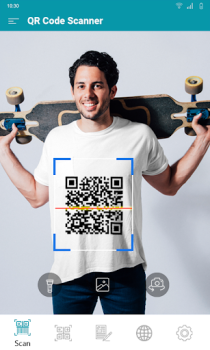 تحميل QR Code Scanner & Bar Code Reader / Generator عمل لنظام أندرويد لقطة شاشة 2