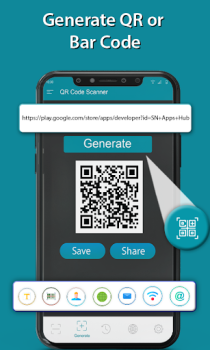 تحميل QR Code Scanner & Bar Code Reader / Generator عمل لنظام أندرويد لقطة شاشة 4