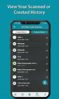 تحميل QR Code Scanner & Bar Code Reader / Generator عمل لنظام أندرويد لقطة شاشة 5