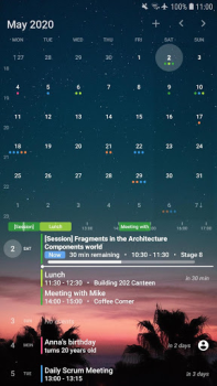 تحميل Your Calendar Widget عمل لنظام أندرويد لقطة شاشة 2