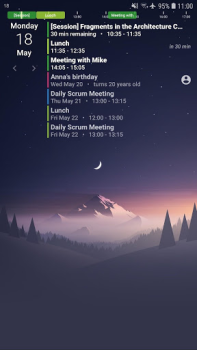 تحميل Your Calendar Widget عمل لنظام أندرويد لقطة شاشة 5