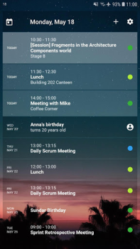 تحميل Your Calendar Widget عمل لنظام أندرويد لقطة شاشة 6