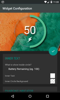 تحميل Battery Widget Reborn أدوات لنظام أندرويد لقطة شاشة 2