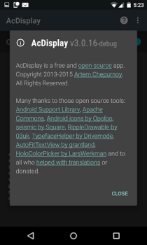 تحميل AcDisplay إضفاء الطابع الشخصي لنظام أندرويد لقطة شاشة 6