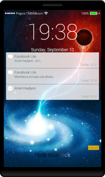 تحميل Black Hole Lock Screen إضفاء الطابع الشخصي لنظام أندرويد لقطة شاشة 2