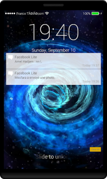 تحميل Black Hole Lock Screen إضفاء الطابع الشخصي لنظام أندرويد لقطة شاشة 4