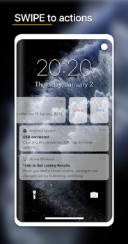 تحميل iNotify - iOS lock and notific إضفاء الطابع الشخصي لنظام أندرويد لقطة شاشة 3
