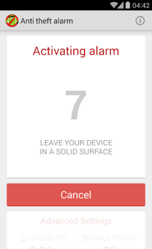 تحميل Anti Theft Alarm أدوات لنظام أندرويد لقطة شاشة 3