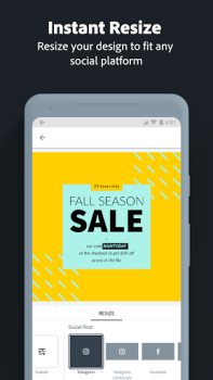 تحميل Adobe Express: AI Video Design فن و تصميم لنظام أندرويد لقطة شاشة 3