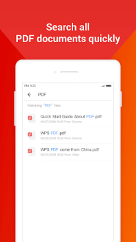 تحميل WPS PDF عمل لنظام أندرويد لقطة شاشة 4